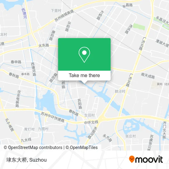 埭东大桥 map