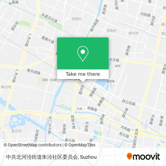 中共北河泾街道朱泾社区委员会 map