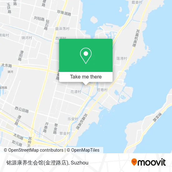 铭源康养生会馆(金澄路店) map