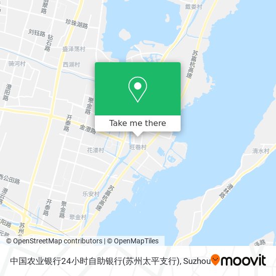 中国农业银行24小时自助银行(苏州太平支行) map
