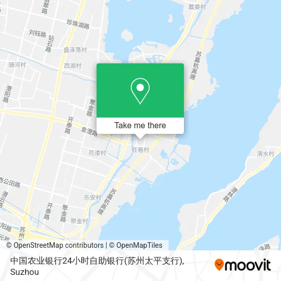 中国农业银行24小时自助银行(苏州太平支行) map