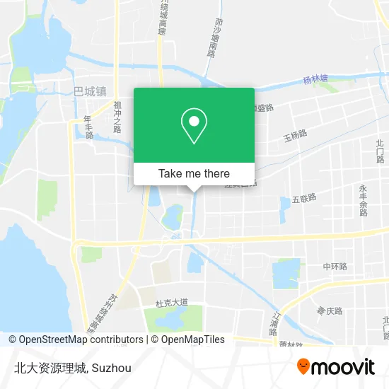 北大资源理城 map