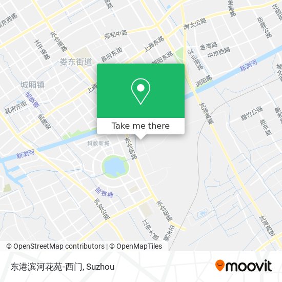 东港滨河花苑-西门 map