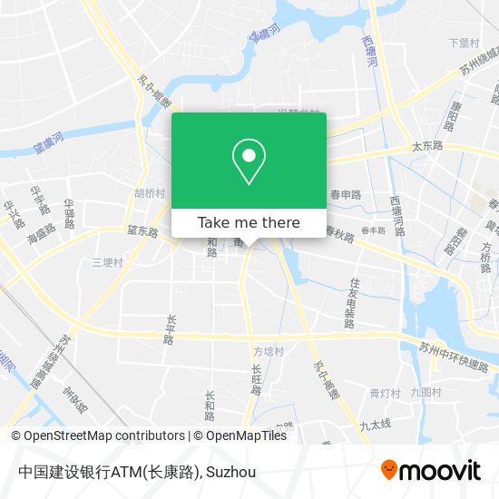 中国建设银行ATM(长康路) map