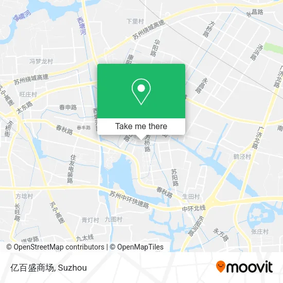 亿百盛商场 map