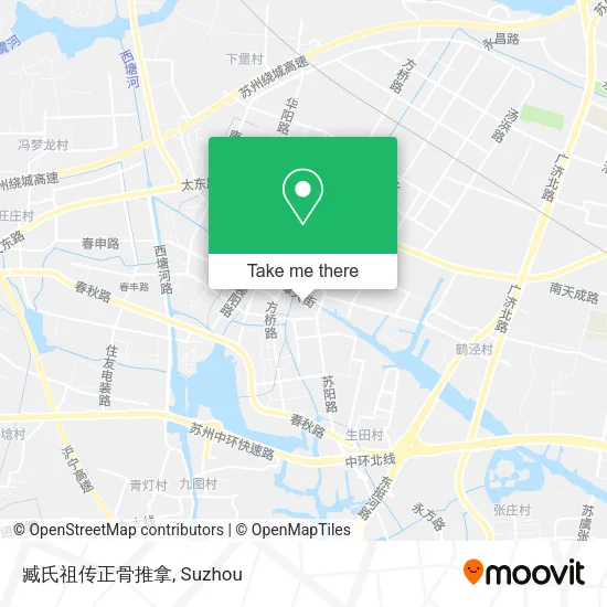 臧氏祖传正骨推拿 map