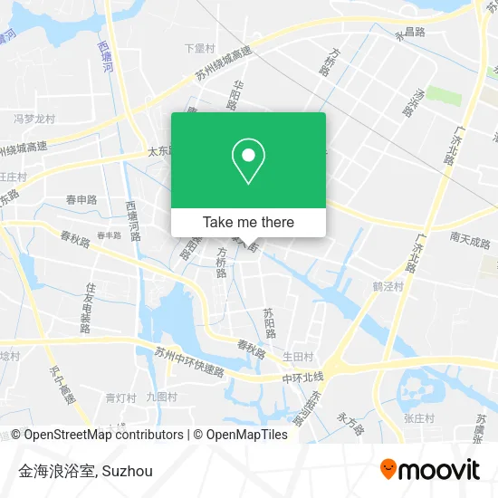 金海浪浴室 map