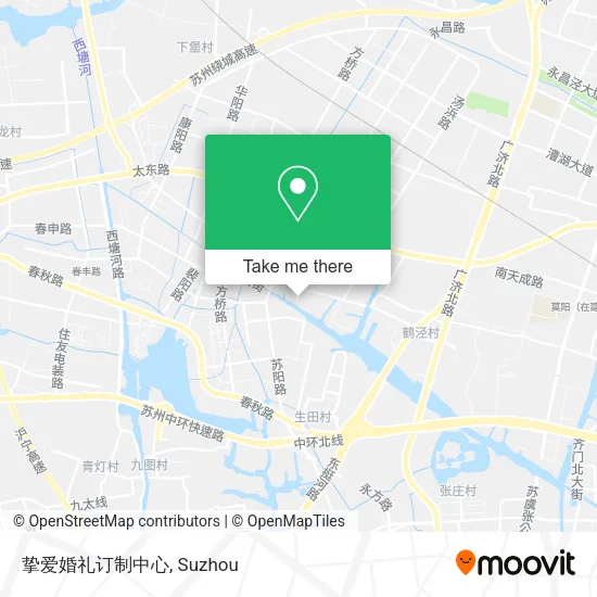挚爱婚礼订制中心 map