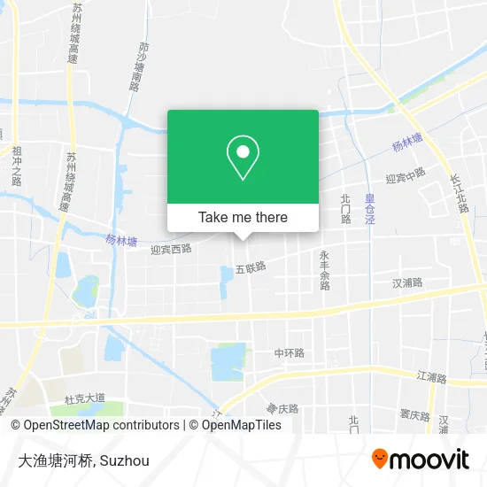 大渔塘河桥 map