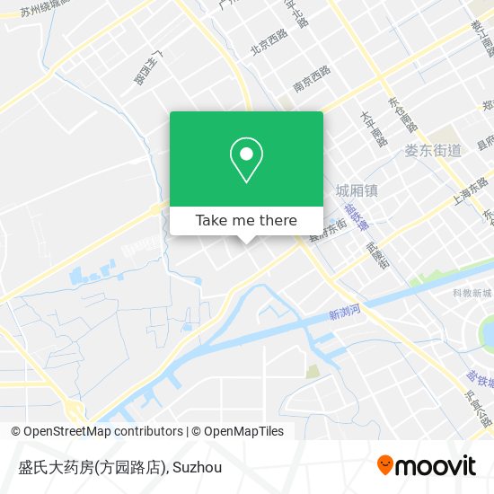 盛氏大药房(方园路店) map