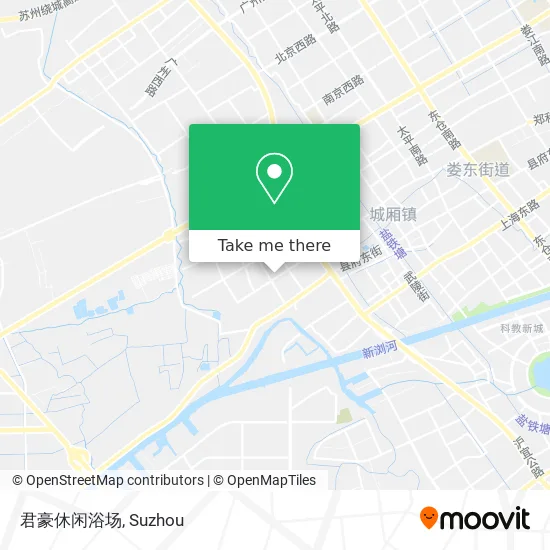 君豪休闲浴场 map