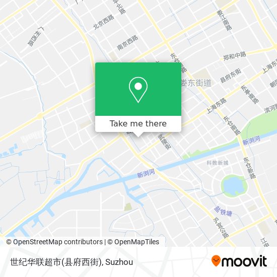 世纪华联超市(县府西街) map