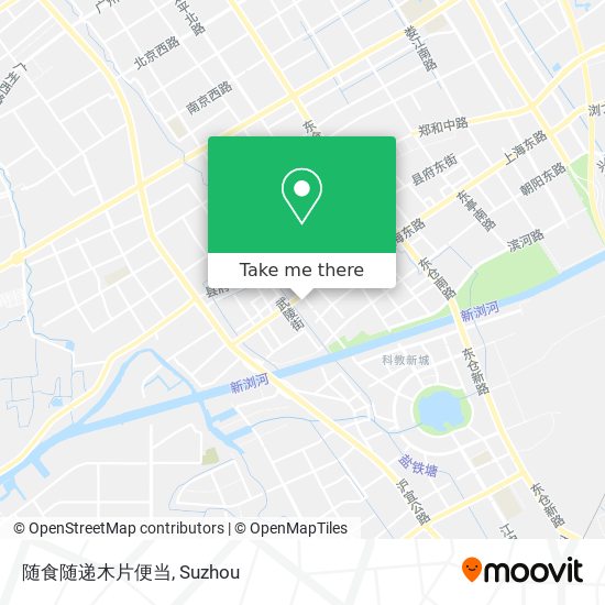 随食随递木片便当 map