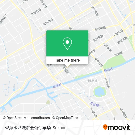 碧海水韵洗浴会馆停车场 map