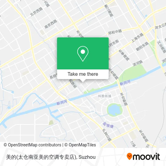 美的(太仓南亚美的空调专卖店) map