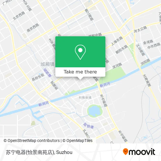 苏宁电器(怡景南苑店) map