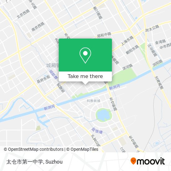 太仓市第一中学 map