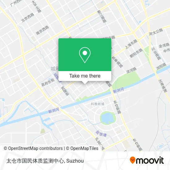 太仓市国民体质监测中心 map