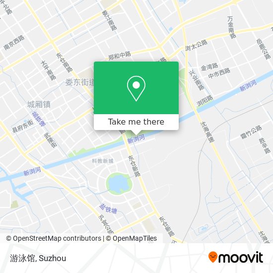 游泳馆 map