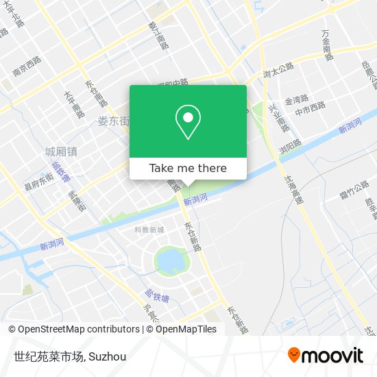 世纪苑菜市场 map