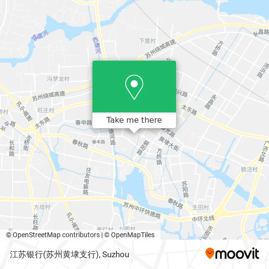 江苏银行(苏州黄埭支行) map