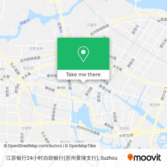 江苏银行24小时自助银行(苏州黄埭支行) map