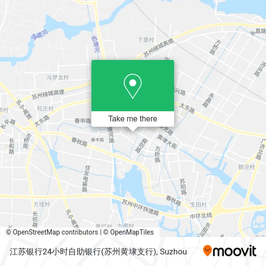 江苏银行24小时自助银行(苏州黄埭支行) map