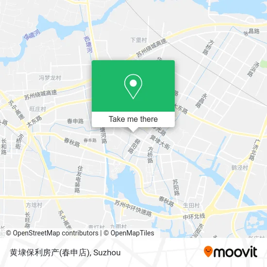 黄埭保利房产(春申店) map