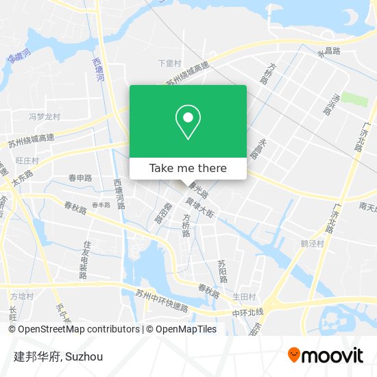 建邦华府 map