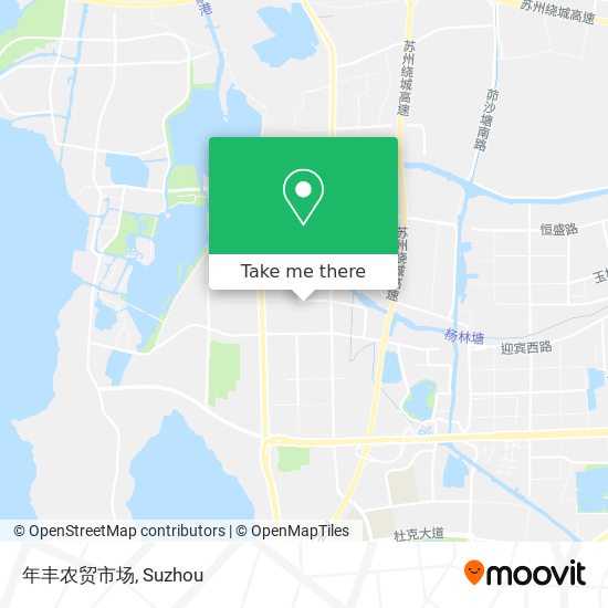 年丰农贸市场 map