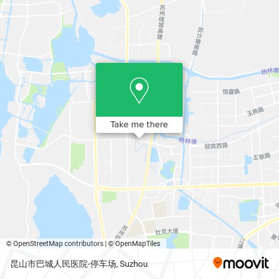 昆山市巴城人民医院-停车场 map