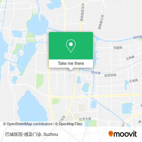 巴城医院-感染门诊 map