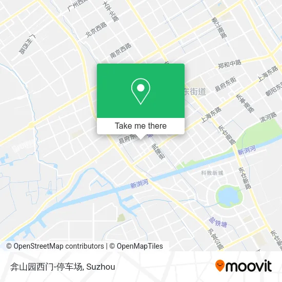 弇山园西门-停车场 map