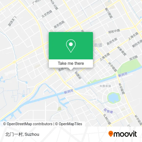 北门一村 map