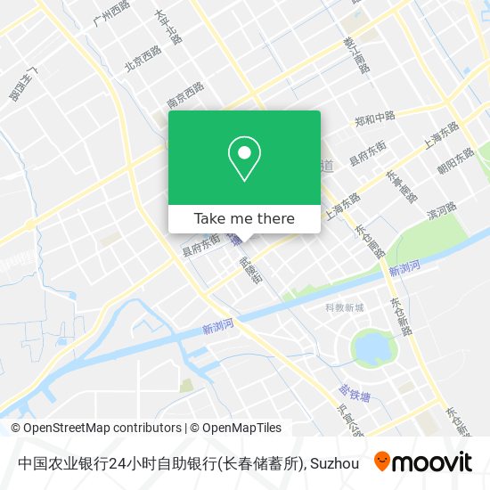 中国农业银行24小时自助银行(长春储蓄所) map