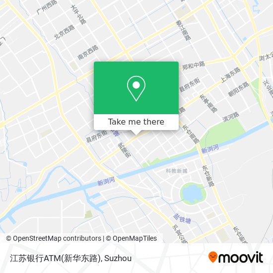江苏银行ATM(新华东路) map