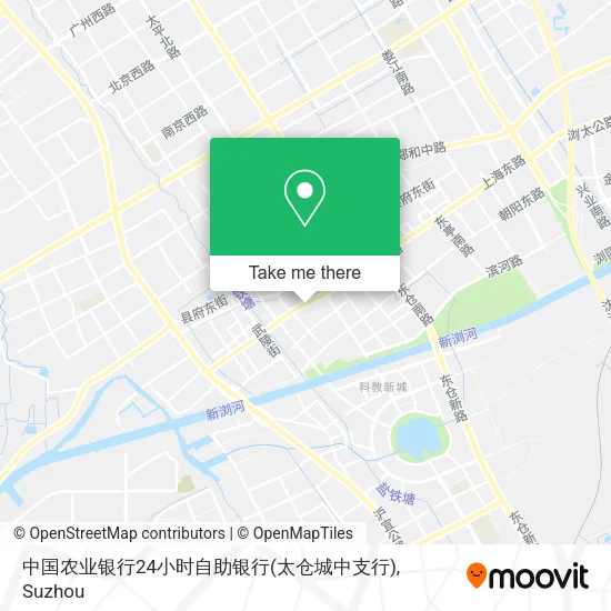 中国农业银行24小时自助银行(太仓城中支行) map