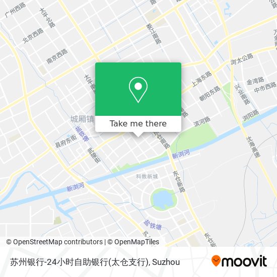 苏州银行-24小时自助银行(太仓支行) map