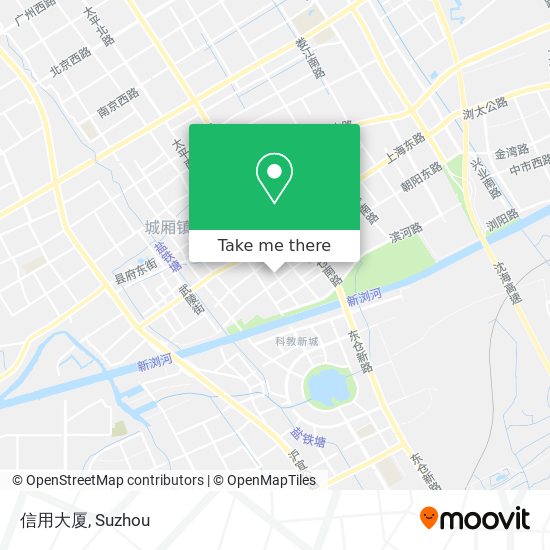 信用大厦 map