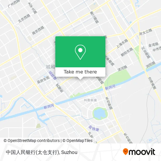 中国人民银行(太仓支行) map