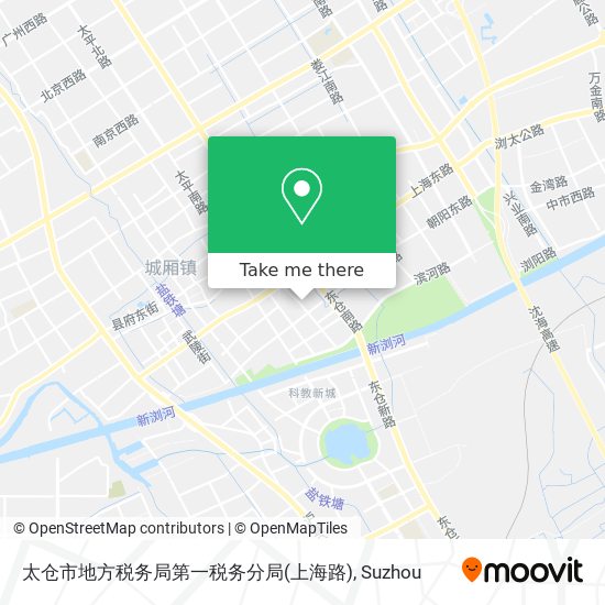 太仓市地方税务局第一税务分局(上海路) map