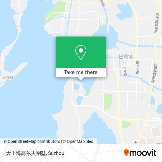 大上海高尔夫别墅 map