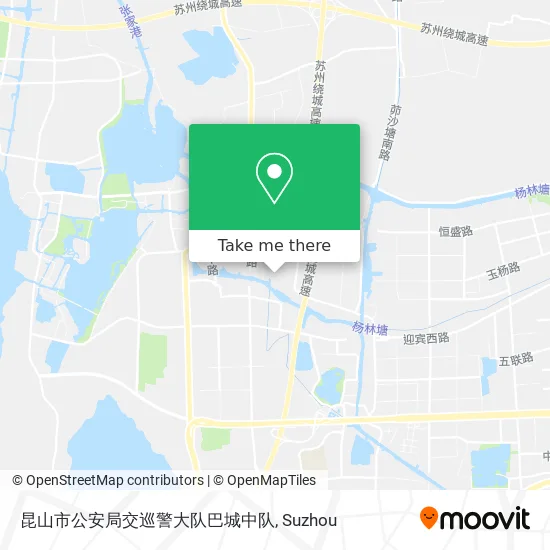 昆山市公安局交巡警大队巴城中队 map