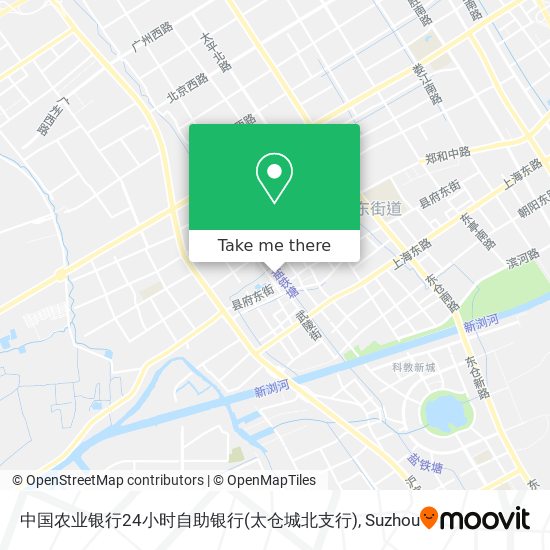 中国农业银行24小时自助银行(太仓城北支行) map