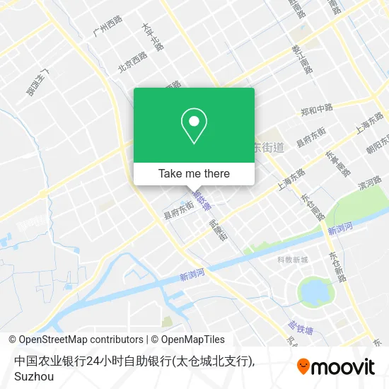 中国农业银行24小时自助银行(太仓城北支行) map