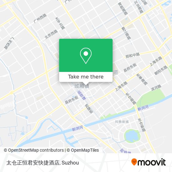 太仓正恒君安快捷酒店 map