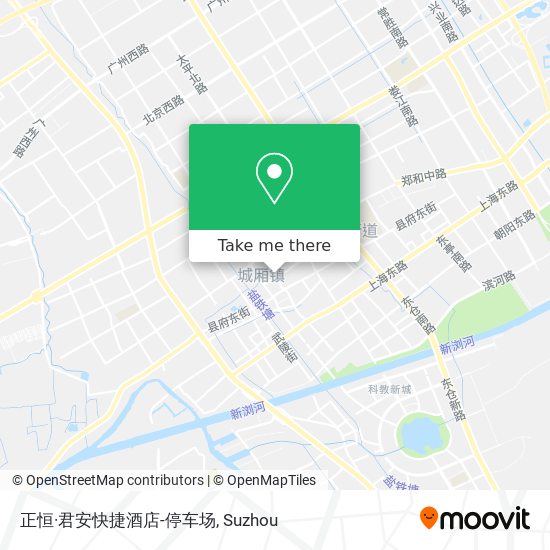 正恒·君安快捷酒店-停车场 map