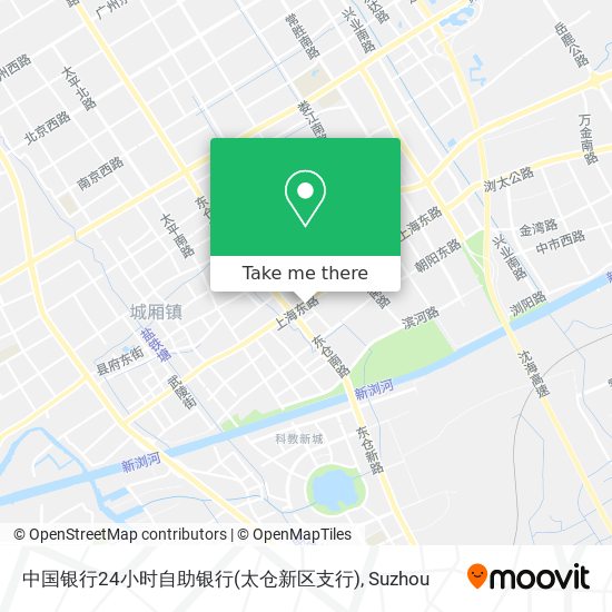 中国银行24小时自助银行(太仓新区支行) map
