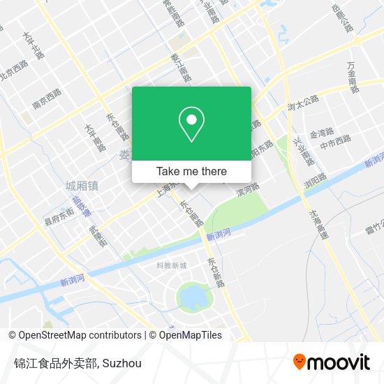 锦江食品外卖部 map