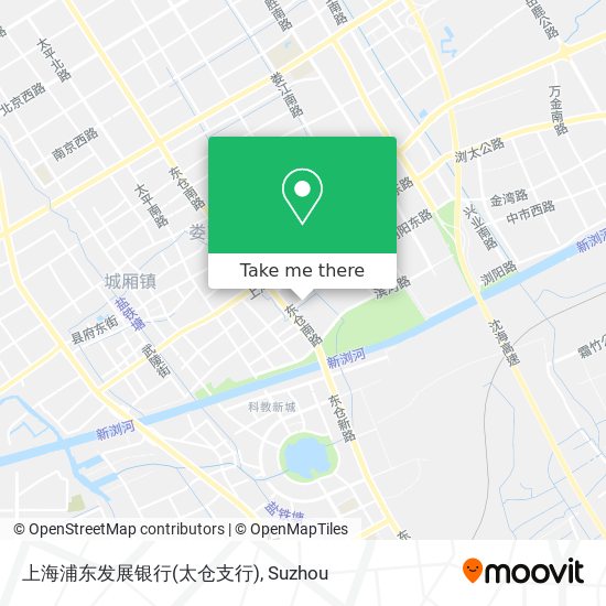 上海浦东发展银行(太仓支行) map